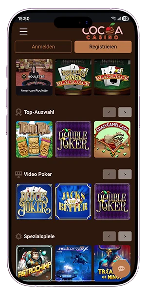 Cocoa Casino Aktionen